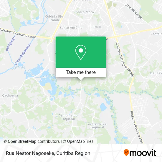 Rua Nestor Negoseke map