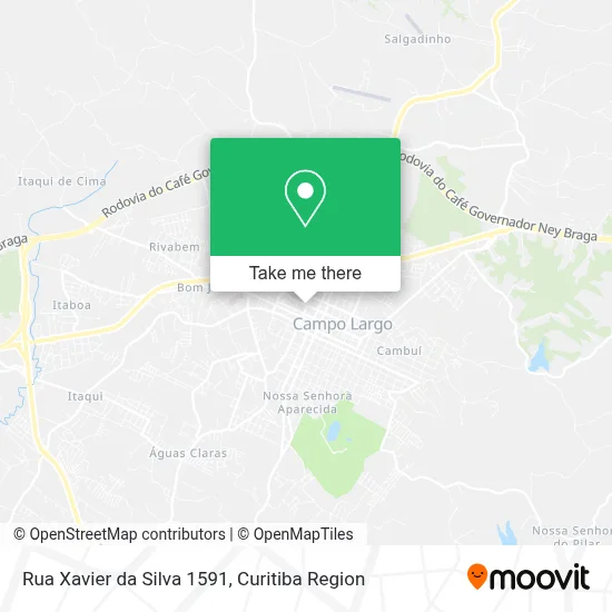 Rua Xavier da Silva 1591 map