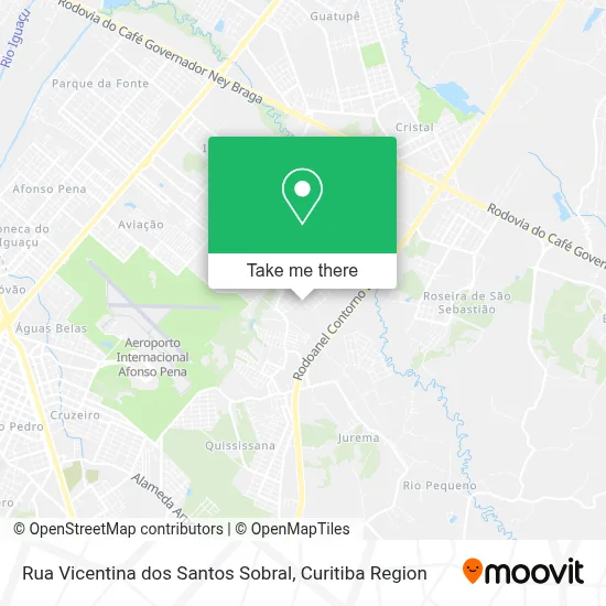 Rua Vicentina dos Santos Sobral map