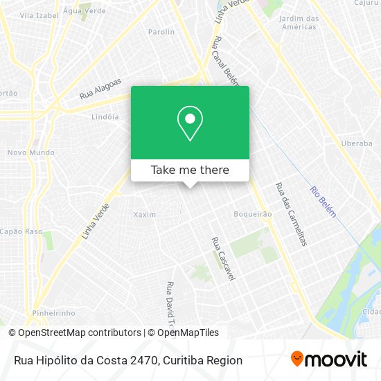 Rua Hipólito da Costa 2470 map