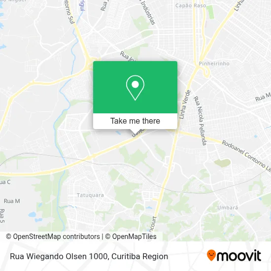 Rua Wiegando Olsen 1000 map
