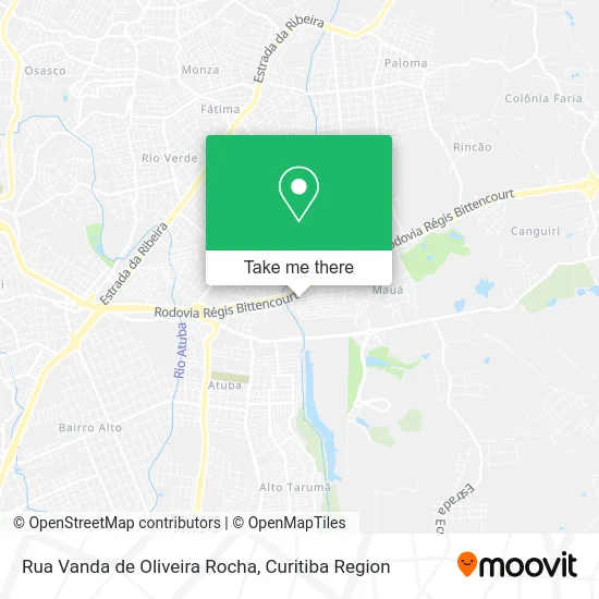 Rua Vanda de Oliveira Rocha map