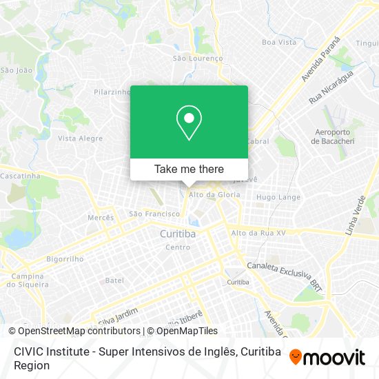 CIVIC Institute - Super Intensivos de Inglês map