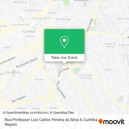 Rua Professor Luiz Carlos Pereira da Silva 4 map