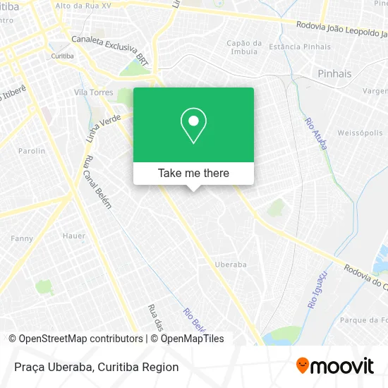 Praça Uberaba map