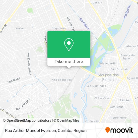 Rua Arthur Manoel Iwersen map