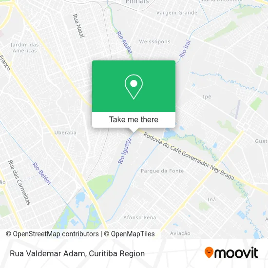 Rua Valdemar Adam map