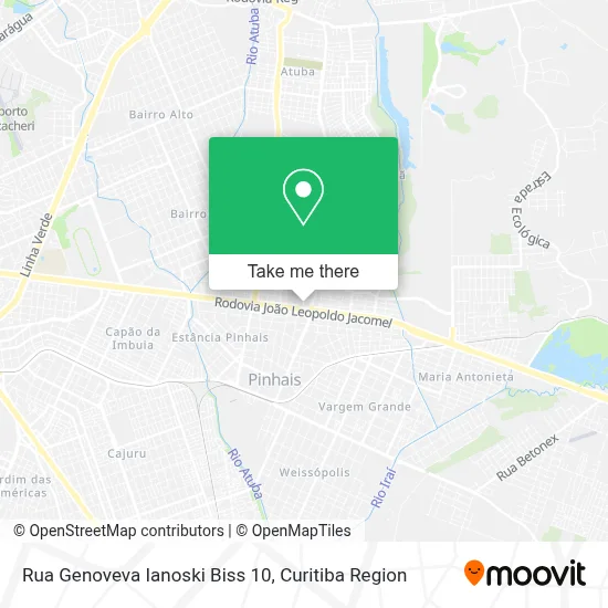 Rua Genoveva Ianoski Biss 10 map