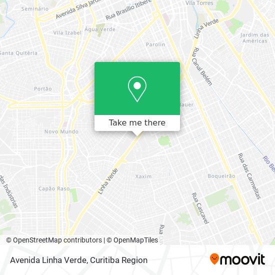 Avenida Linha Verde map