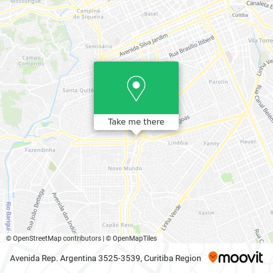 Mapa Avenida Rep. Argentina 3525-3539