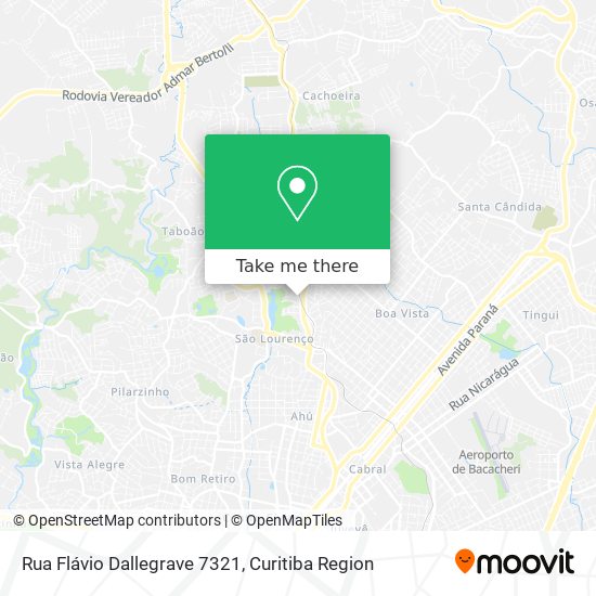 Rua Flávio Dallegrave 7321 map
