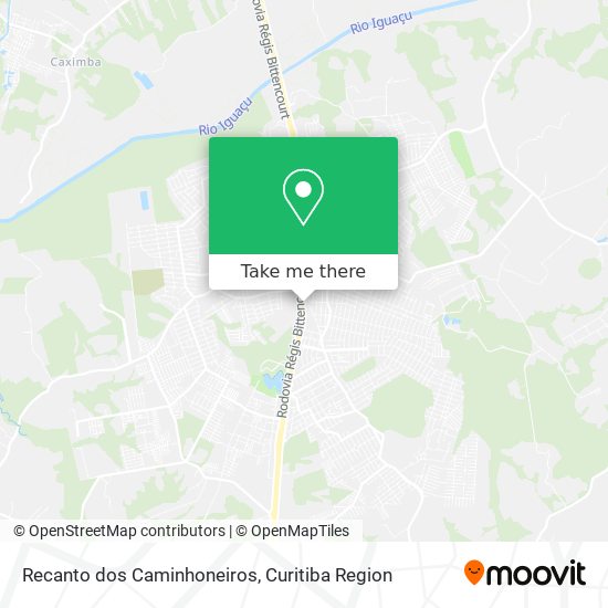 Recanto dos Caminhoneiros map