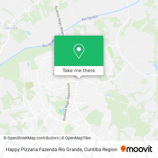 Happy Pizzaria Fazenda Rio Grande map