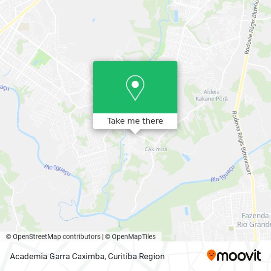 Academia Garra Caximba map
