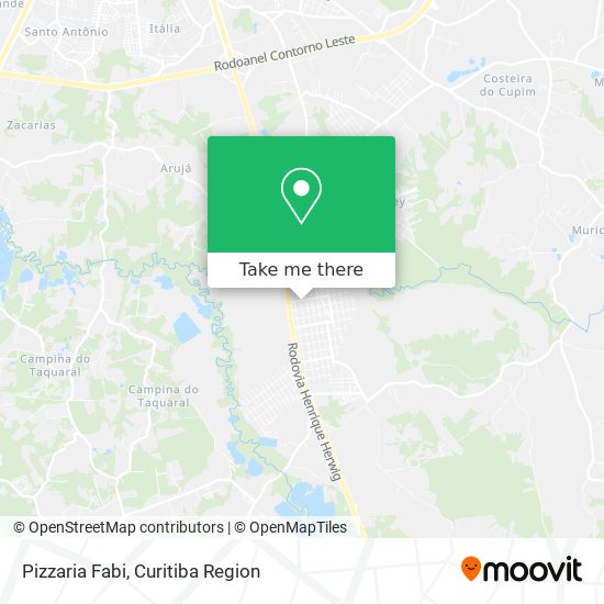 Pizzaria Fabi map