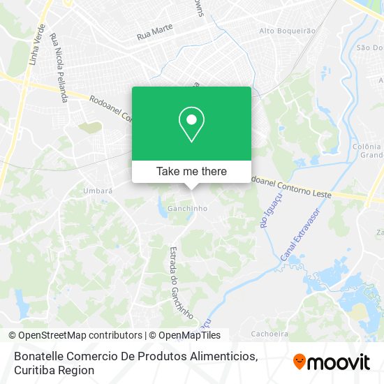 Bonatelle Comercio De Produtos Alimenticios map