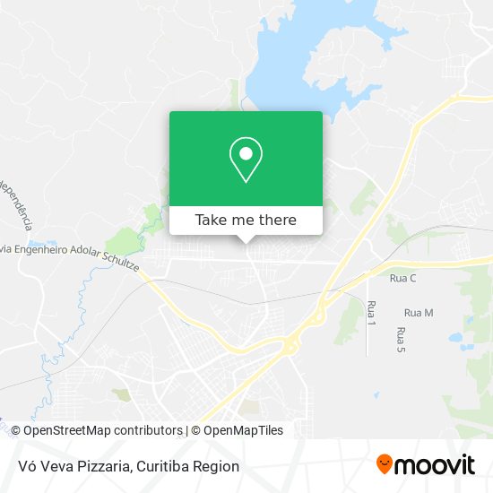 Vó Veva Pizzaria map