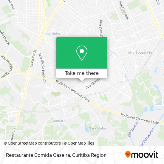 Restaurante Comida Caseira map