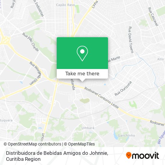 Distribuidora de Bebidas Amigos do Johnnie map