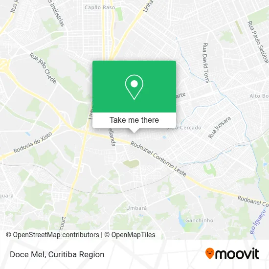 Doce Mel map