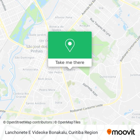 Lanchonete E Videoke Bonakalu map