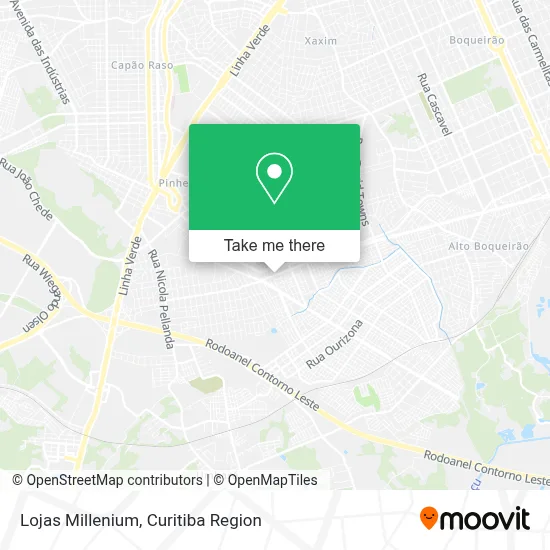 Lojas Millenium map