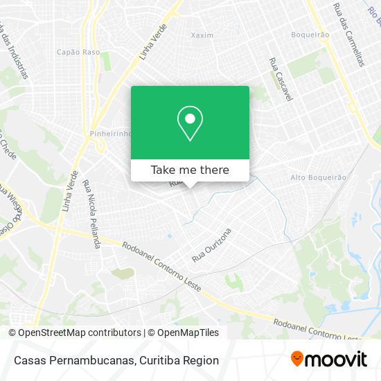 Casas Pernambucanas map