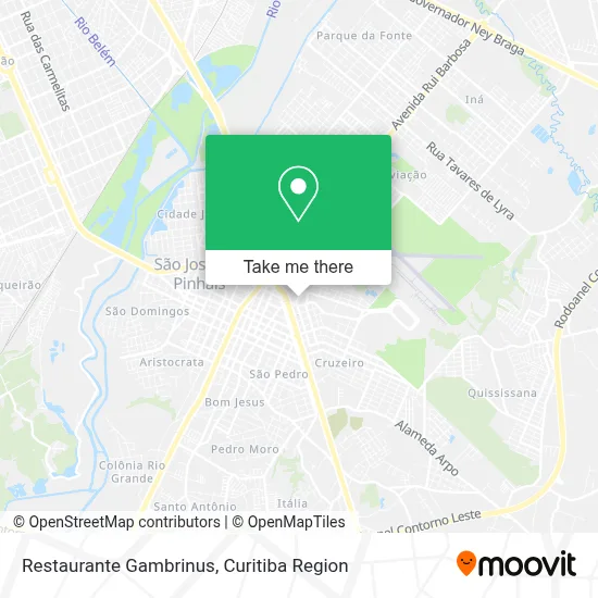 Restaurante Gambrinus map