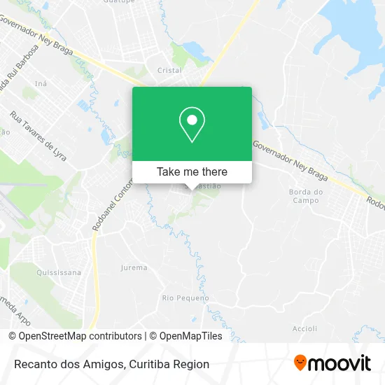 Recanto dos Amigos map