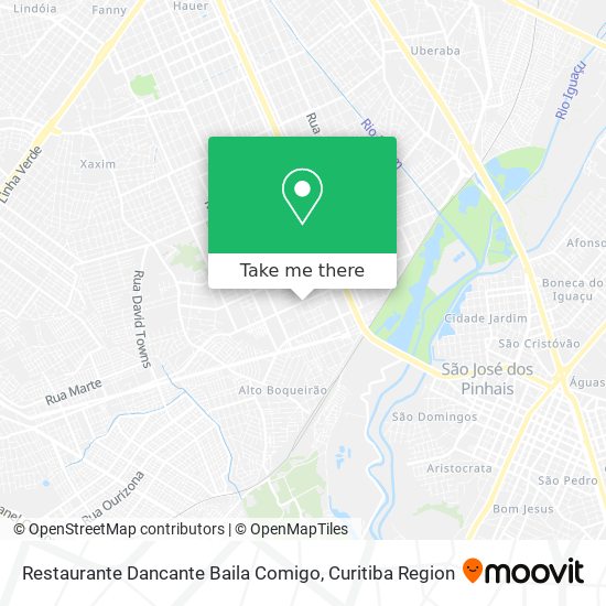 Restaurante Dancante Baila Comigo map