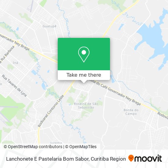 Lanchonete E Pastelaria Bom Sabor map