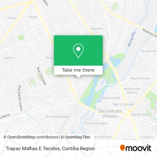 Trapao Malhas E Tecidos map