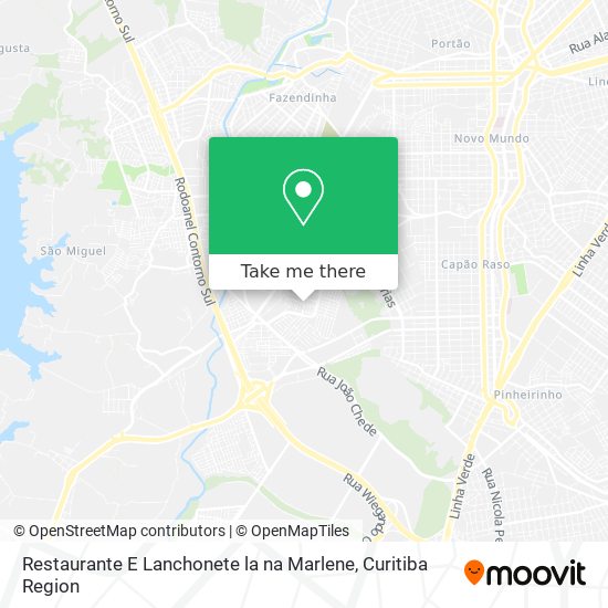 Restaurante E Lanchonete la na Marlene map
