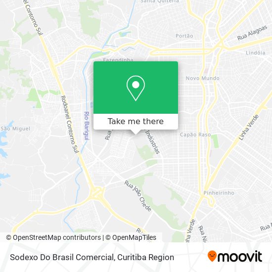 Sodexo Do Brasil Comercial map
