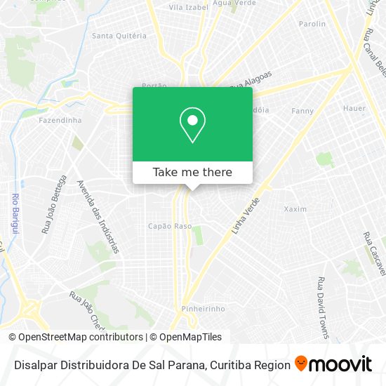 Disalpar Distribuidora De Sal Parana map