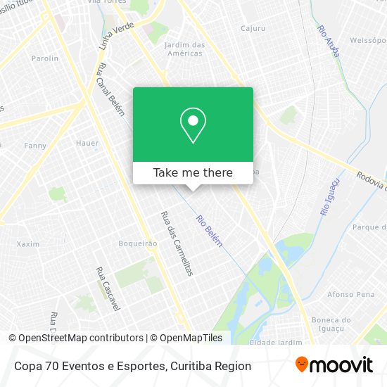 Copa 70 Eventos e Esportes map