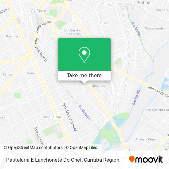 Pastelaria E Lanchonete Do Chef map