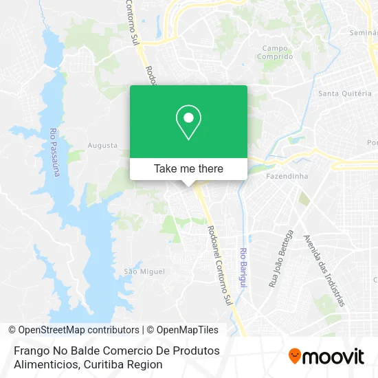 Frango No Balde Comercio De Produtos Alimenticios map
