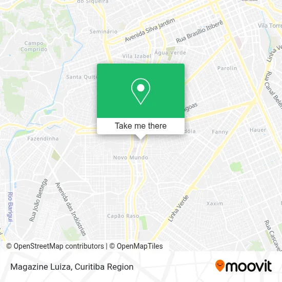 Magazine Luiza map
