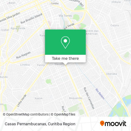 Casas Pernambucanas map