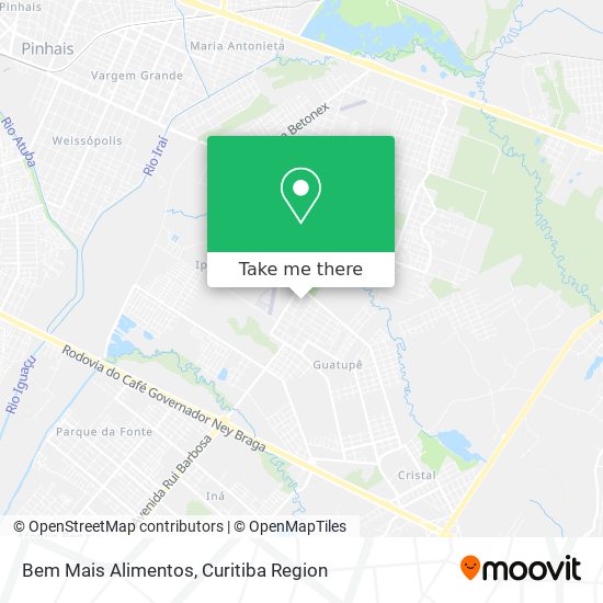 Bem Mais Alimentos map