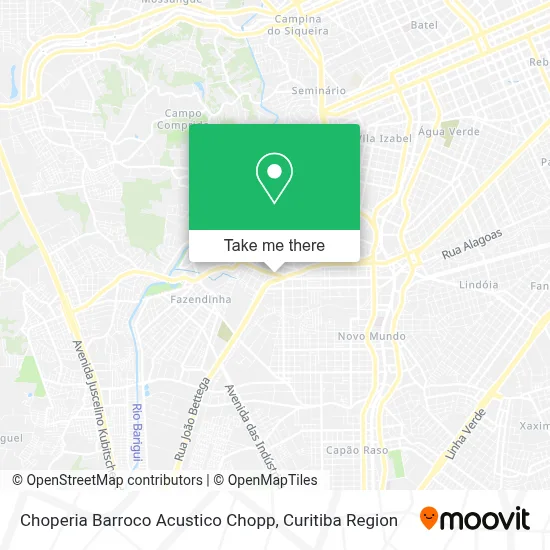 Choperia Barroco Acustico Chopp map