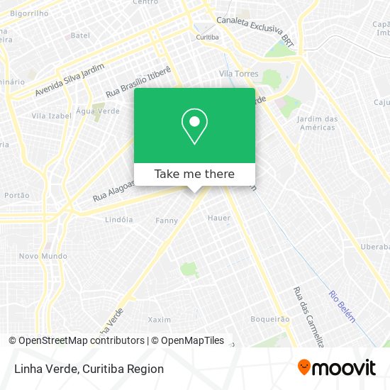 Mapa Linha Verde