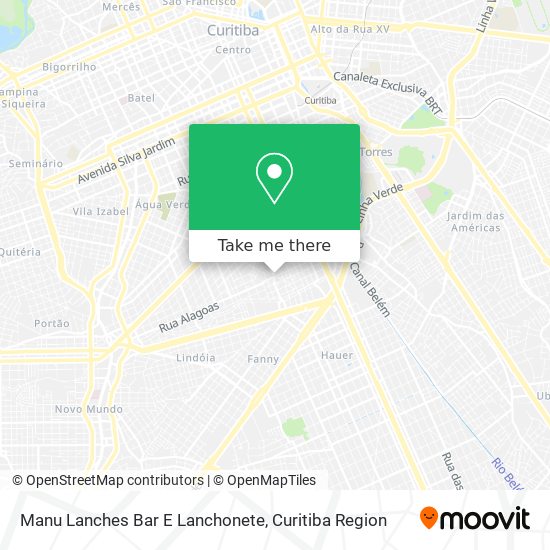 Manu Lanches Bar E Lanchonete map