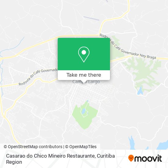 Casarao do Chico Mineiro Restaurante map