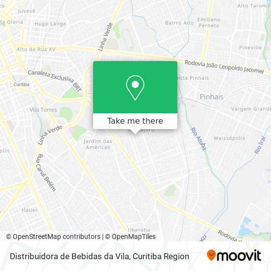 Distribuidora de Bebidas da Vila map