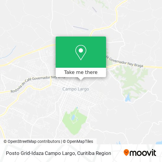 Posto Grid-Idaza Campo Largo map