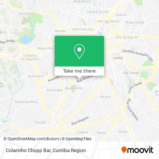 Colarinho Chopp Bar map