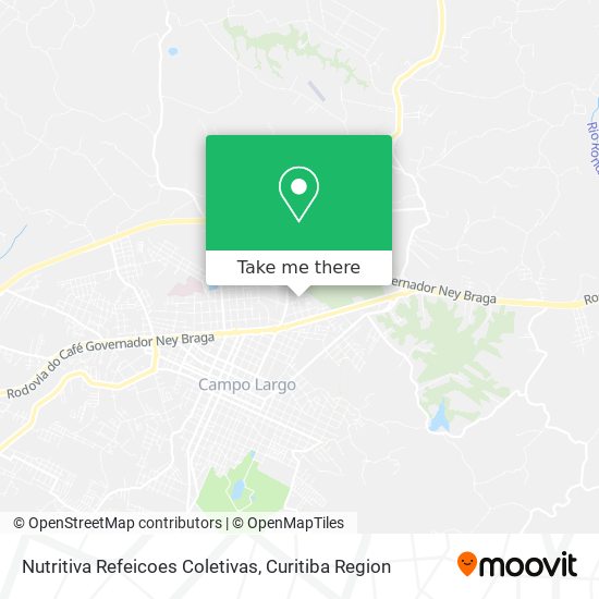 Nutritiva Refeicoes Coletivas map