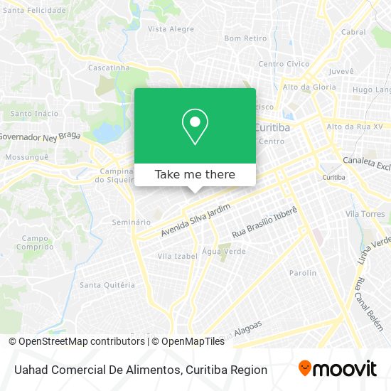 Uahad Comercial De Alimentos map